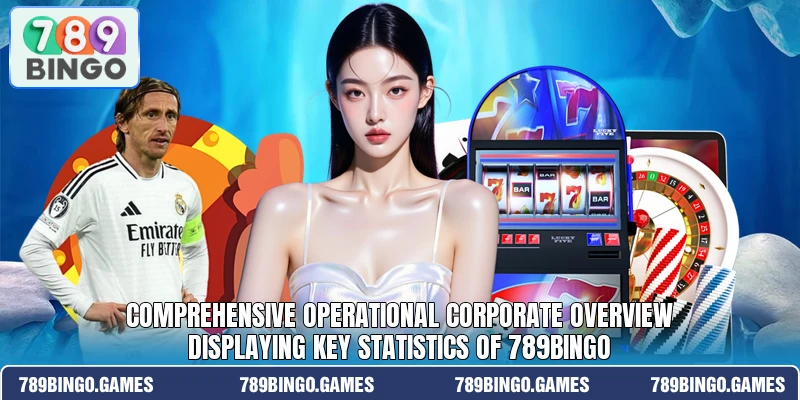 Comprehensive operational corporate overview displaying key statistics of 789BINGO