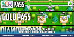 Diamond Arcade Run – Gem-Filled Challenges Across Arcade Stages