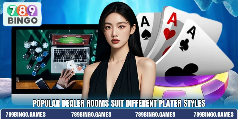 Popular dealer rooms suit different player styles Popular dealer rooms suit different player styles