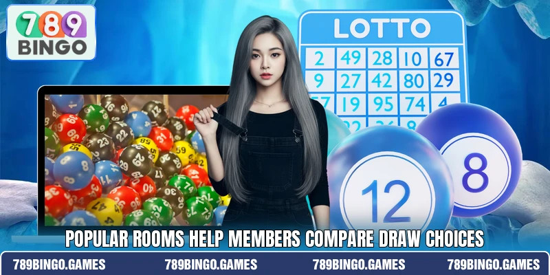 Popular rooms help members compare draw choices