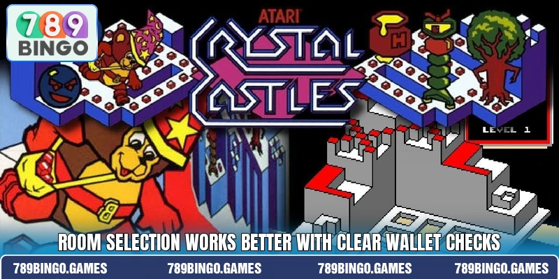 Room selection works better with clear wallet checks