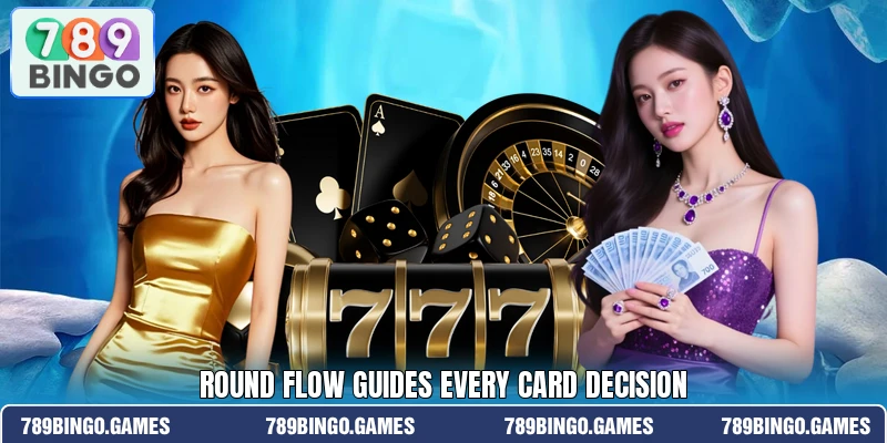 Round flow guides every card decision