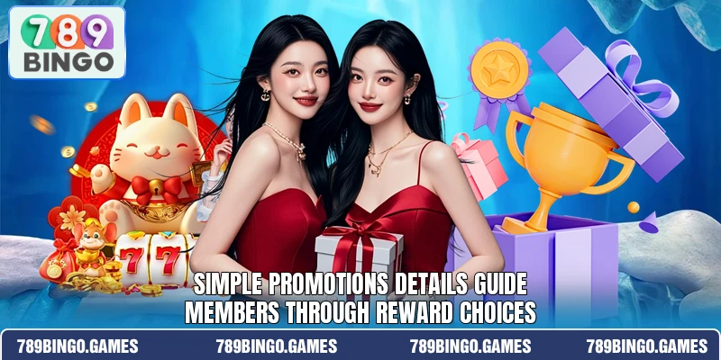 Simple Promotions details guide members through reward choices